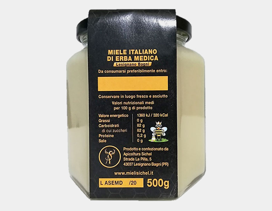 Ap.Bianco MIELE ERBA SULLA 12x250GR